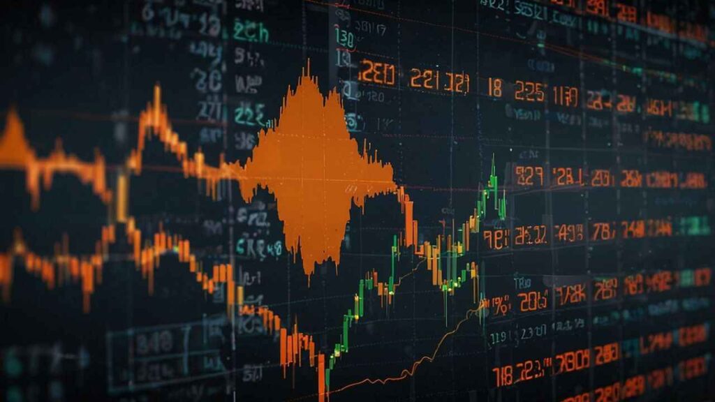 Graph comparing Kronos volatility forecasting accuracy against traditional models.