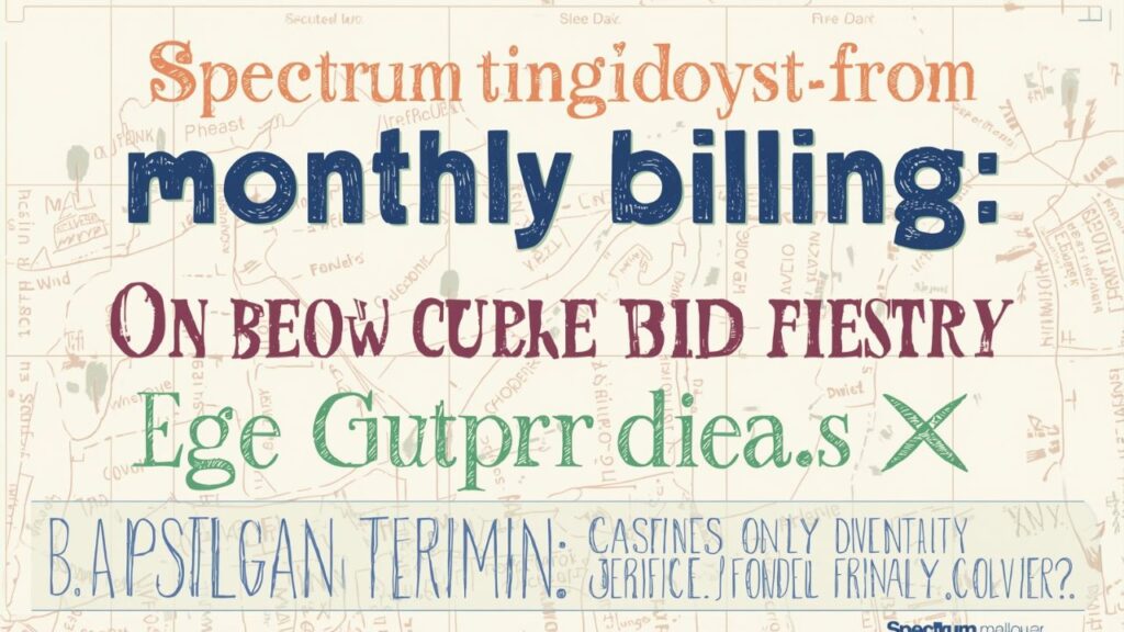 A close-up of a detailed Spectrum bill from Maine, with a magnifying glass highlighting the line for prorated charges.